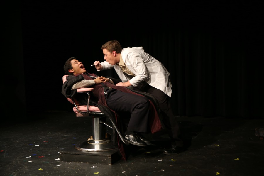 Danny+Lang+16+and+Tony+Neilson+18+perform+a+scene+from+The+Good+Doctor.