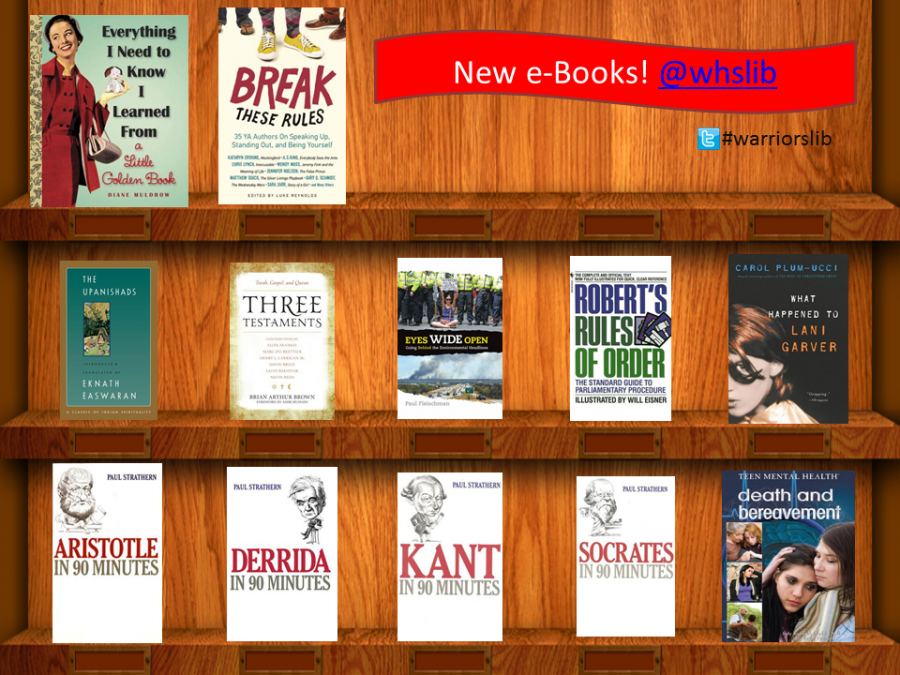 New E-Books Arrive in the Library