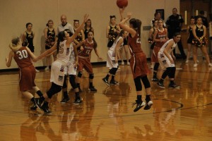 Varsity girls' basketball plays Rouse in an away game on Jan. 6. 
