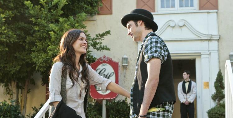 Rachel Bilson (R) plays ----- and Tom Sturridge plays ---- in a scene from Waiting for Forever. 