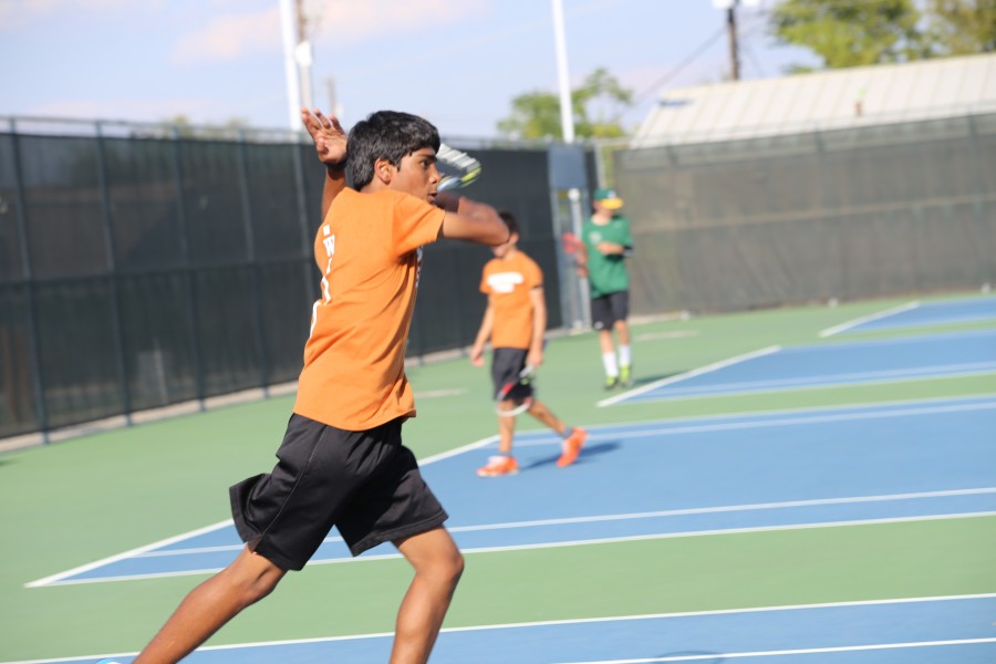 JV Orange Tennis Team Beats Cedar Park