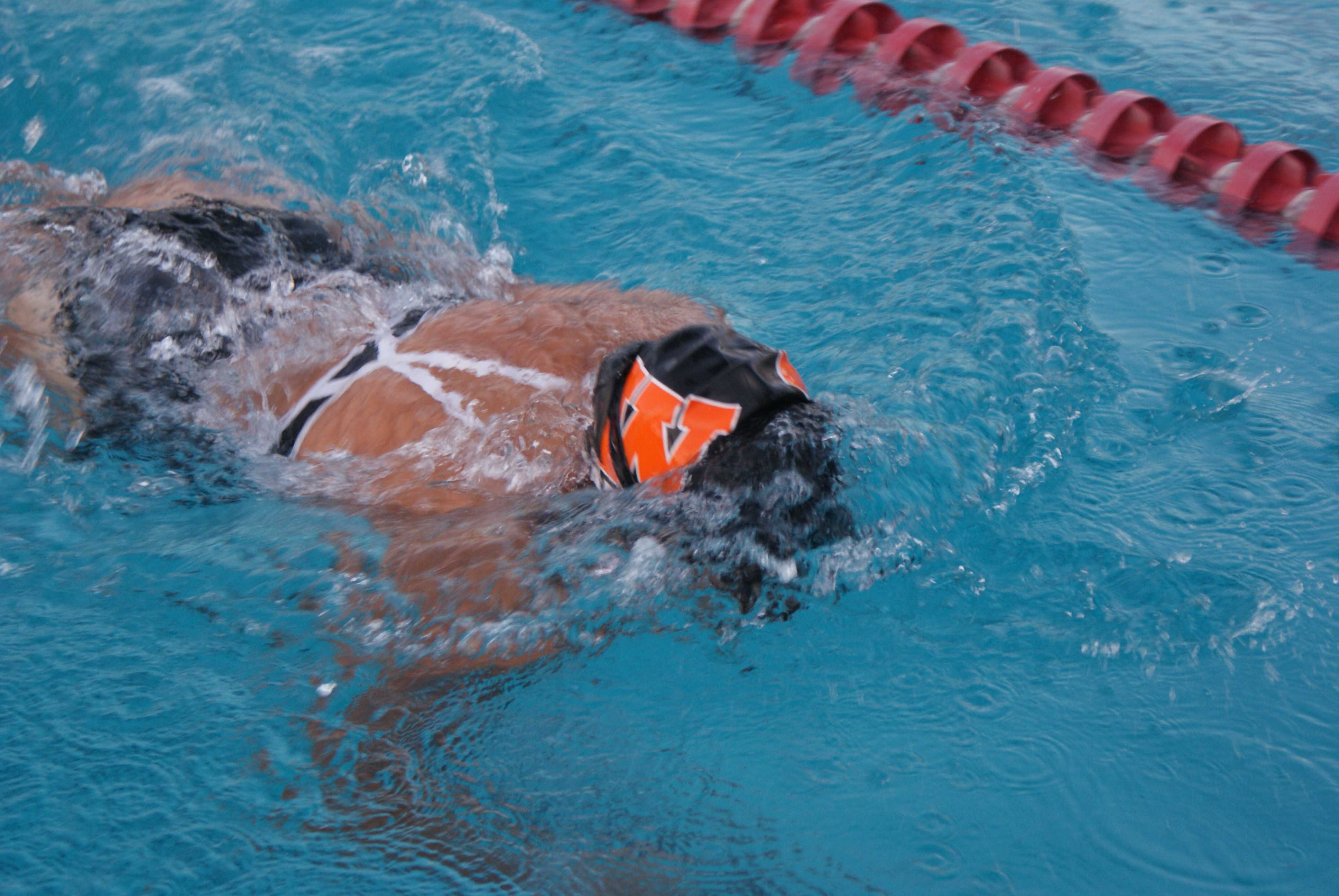 Swim+Team+Partakes+in+Annual+Black+and+Orange+Meet