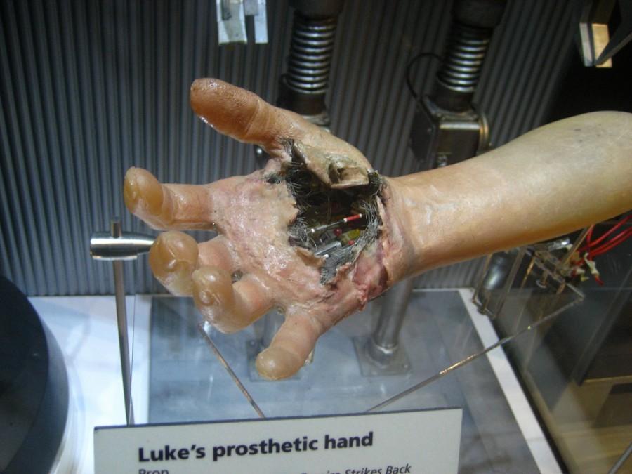 Luke Skywalkers prosthetic hand from The Empire Strikes Back