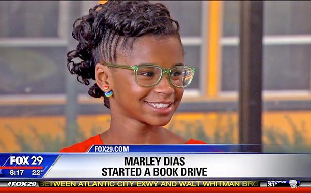 Elementary School Girl Starts Own Book Drive Where Black Girls are the Lead