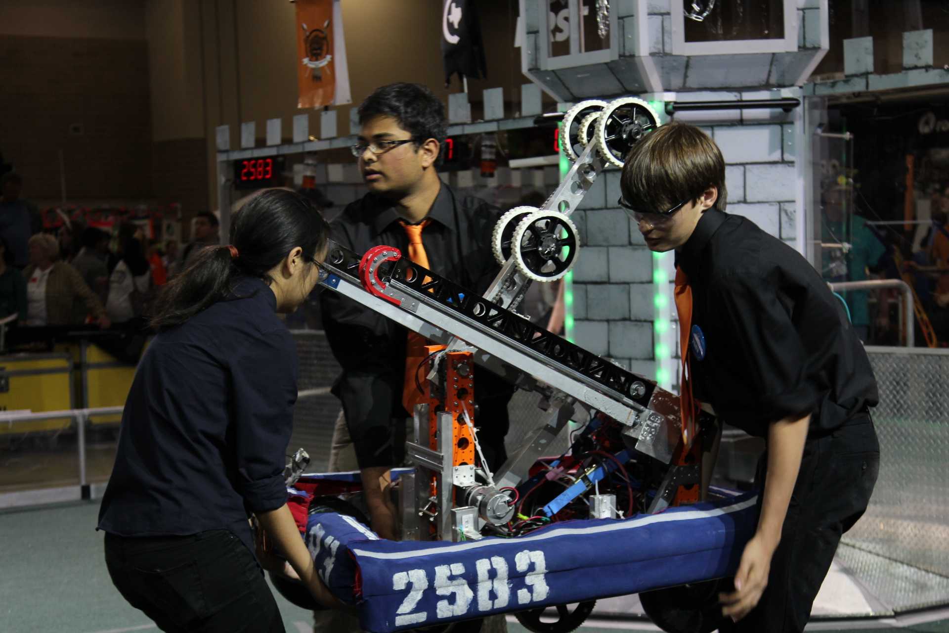 Robotics Team Competes at First Robotics Westwood Horizon