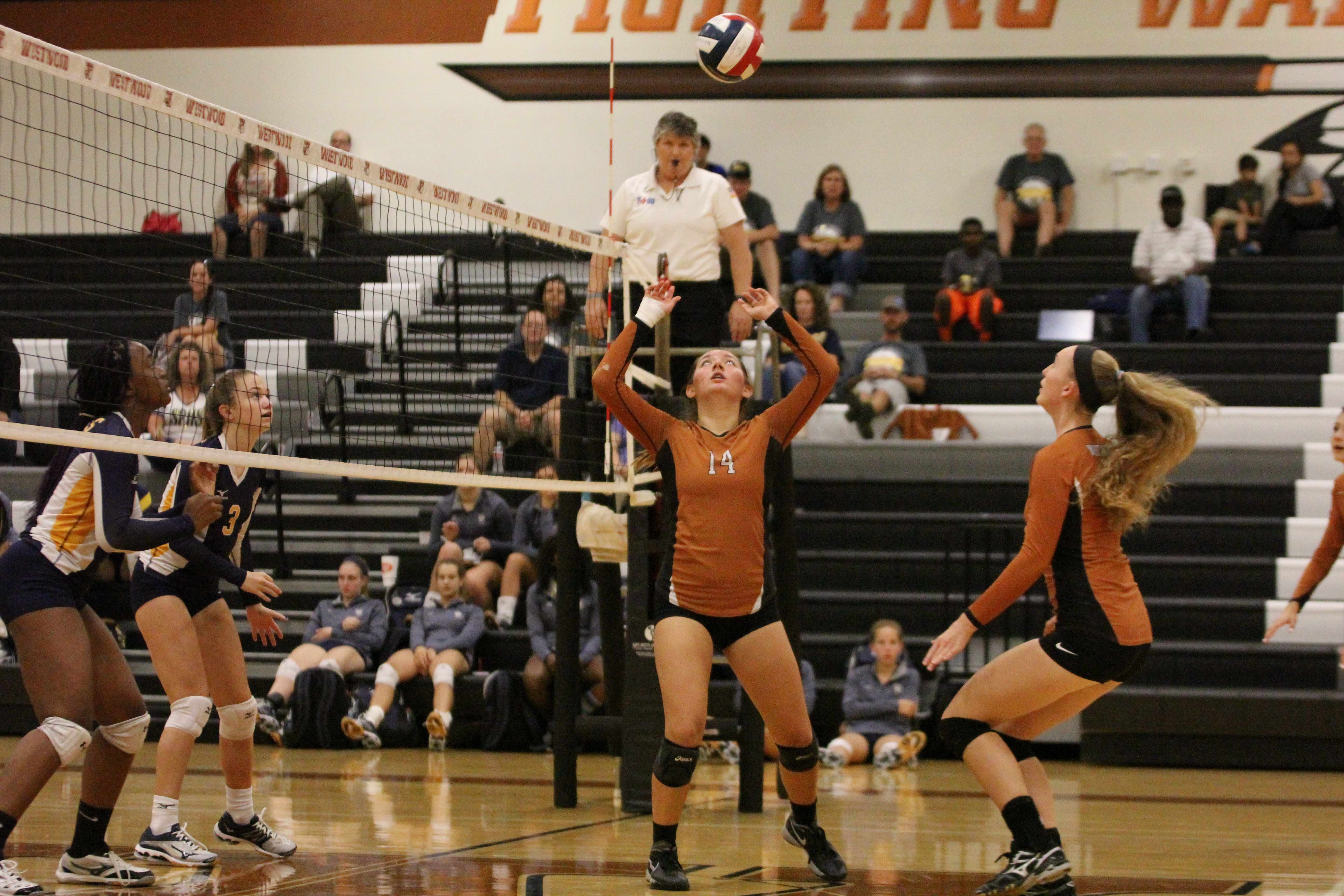 GALLERY: JV Orange Volleyball Wins Two of Three Sets Against Stony Point