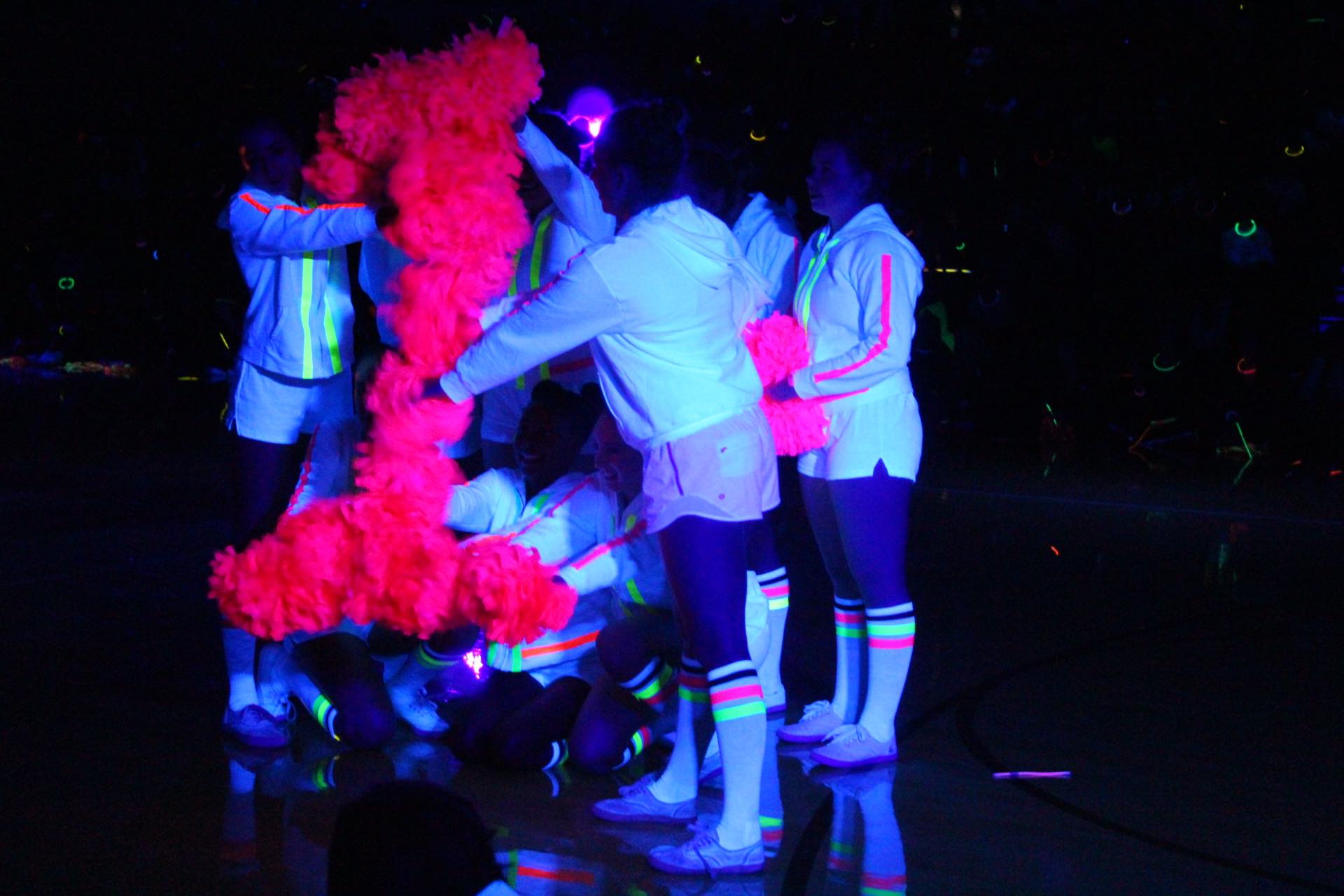 GALLERY%3A+Organizations+Glo+Up+at+Blacklight+Pep+Rally
