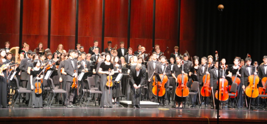 Orchestra Students Performs at All-Region Concert