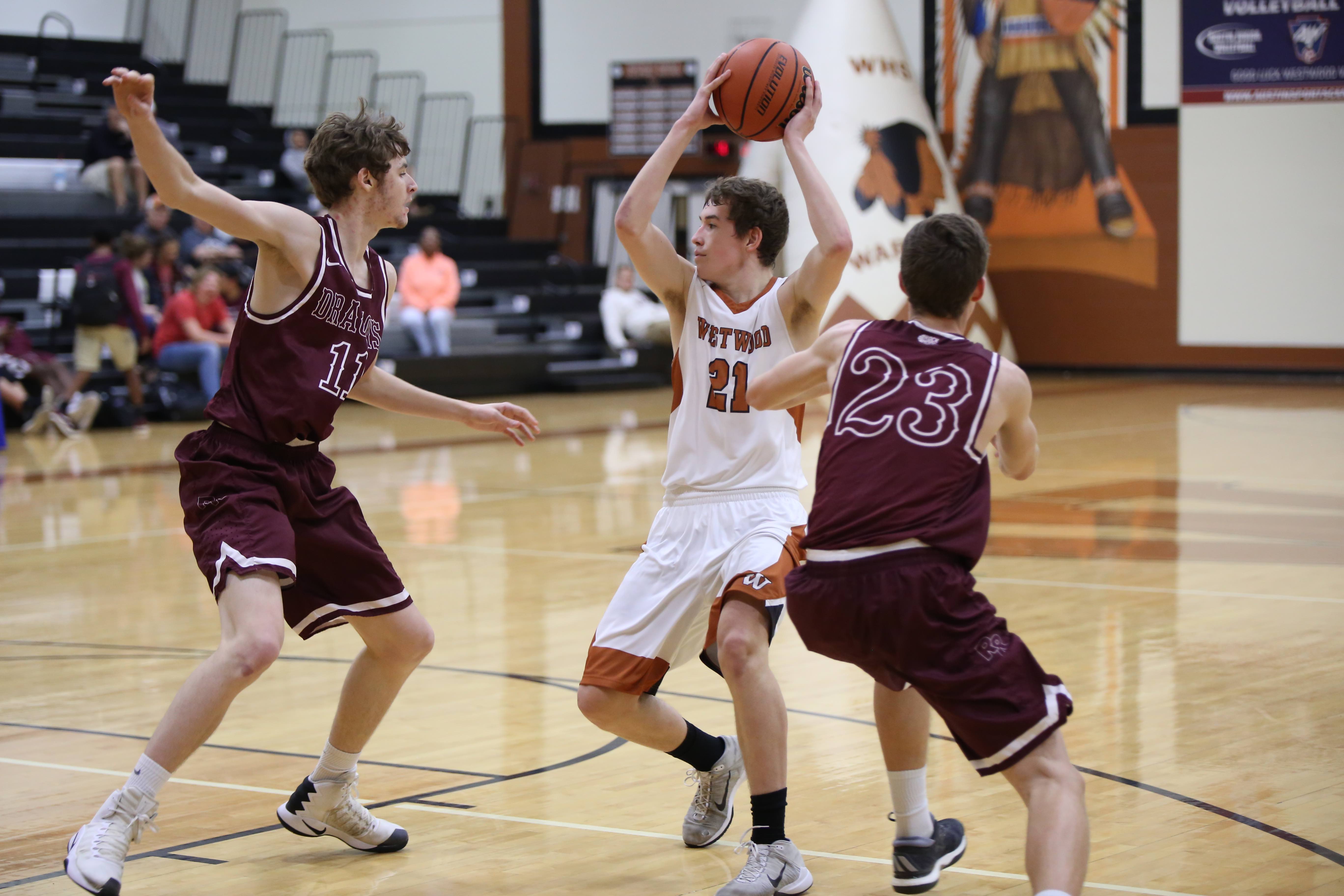 Varsity Boys' Basketball Conquers the RR Dragons 62-37