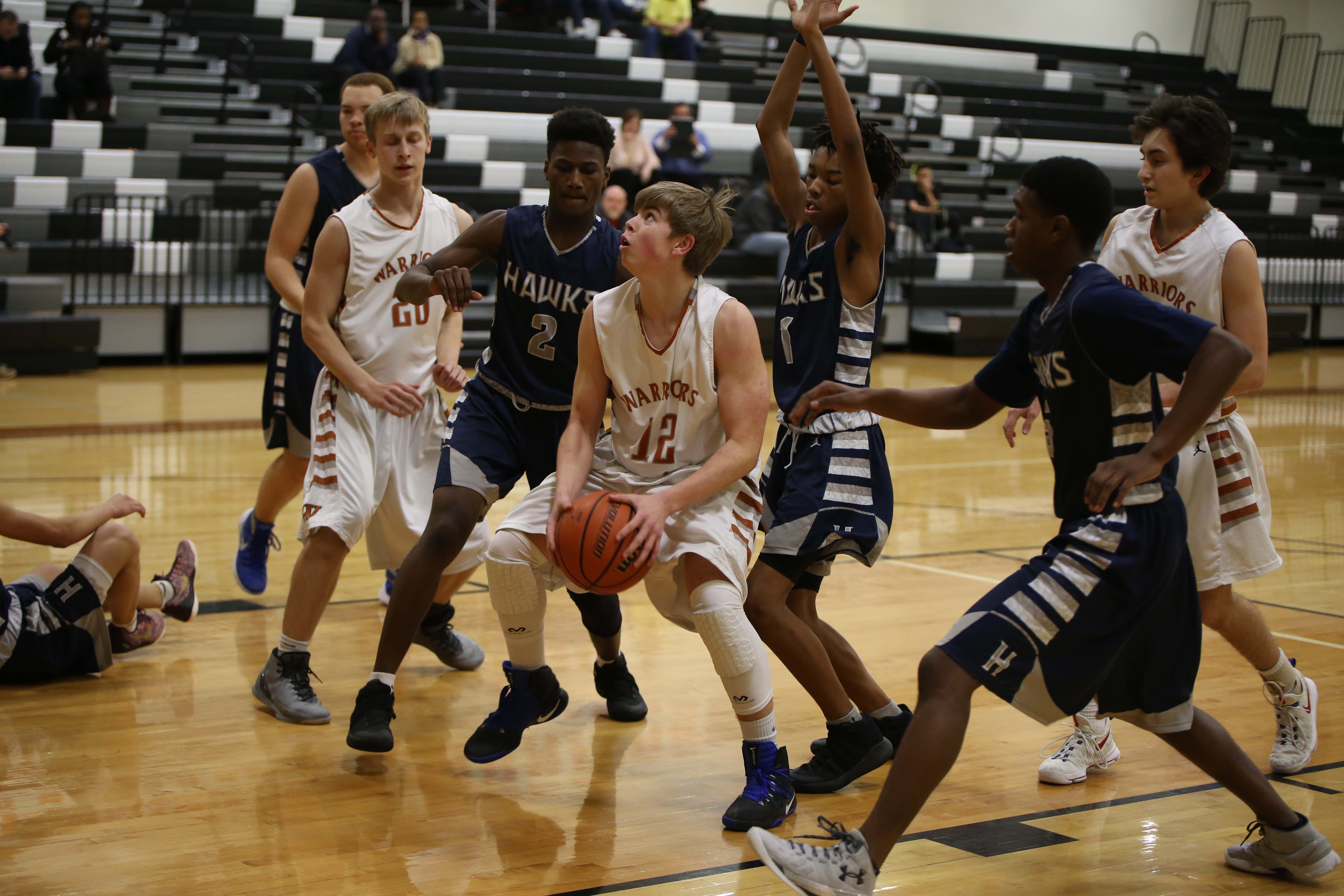 GALLERY: JV Boys' Basketball Falls to the Hendrickson Hawks