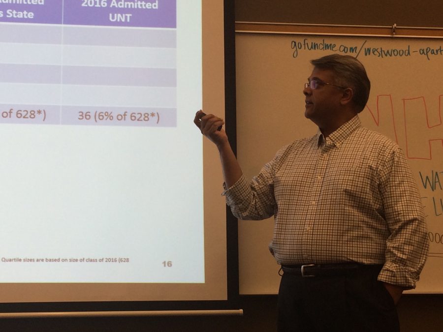 Mr. Hiten Patel presents data supporting the elimination of Rank In Class.