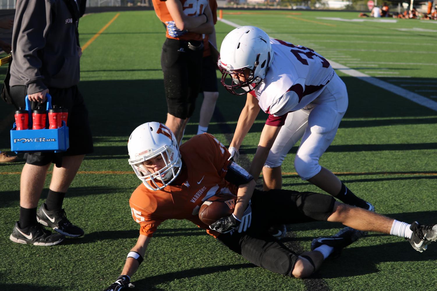 GALLERY: Freshman White Football Slips Under Round Rock 38-6