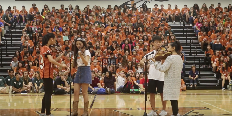 Pep Rally Brings School Spirit to Current and Future Warriors