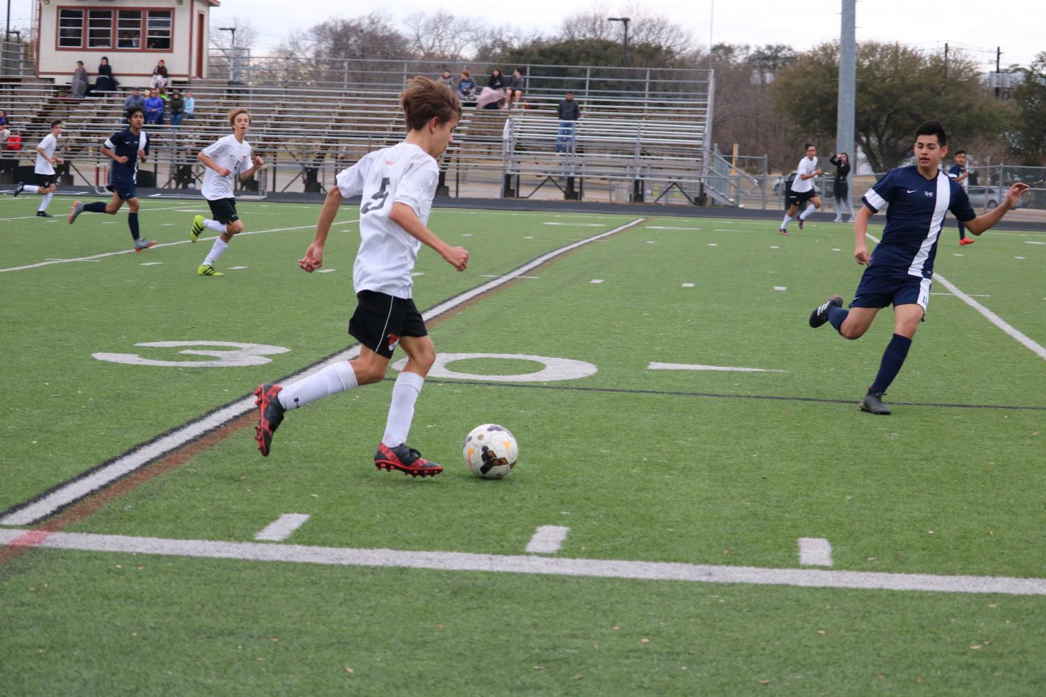 JV+White+Boys+Soccer+Defeats+the+Hawks+5-1+in+First+District+Game