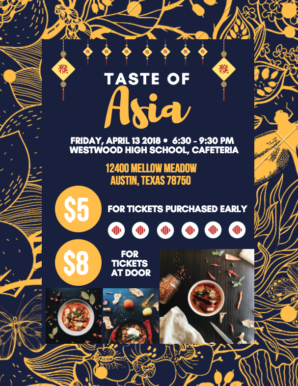 Project Graduation 2018 to Host Taste of Asia