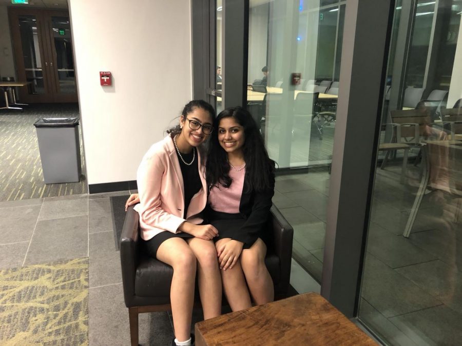 Public Forum partners Sruthi Ramaswamy 20 and Ridha Mirza 19 competed at the tournament.