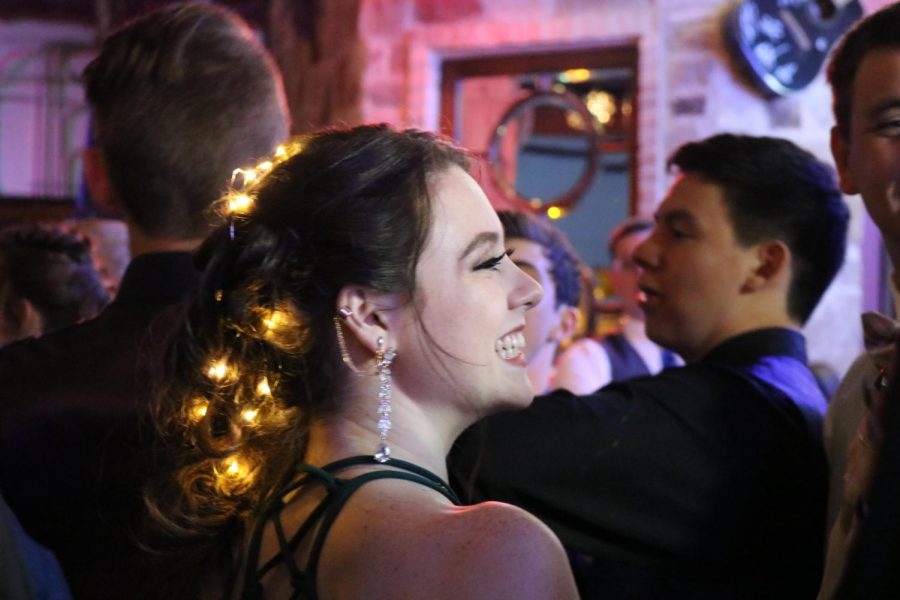 Courtney Bailey 20 shines at her junior prom.