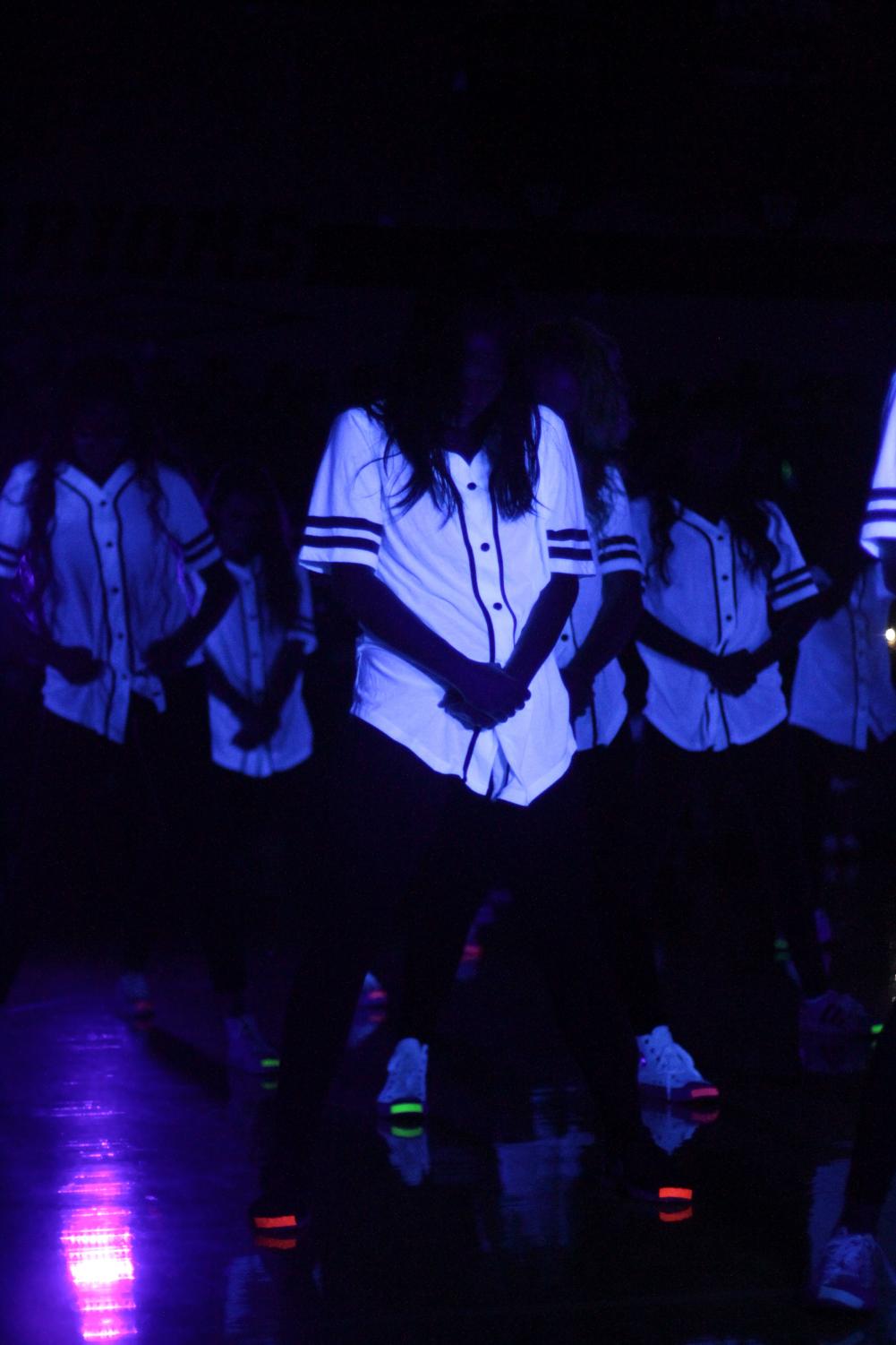 Warriors+Attend+Annual+Blacklight+Pep+Rally