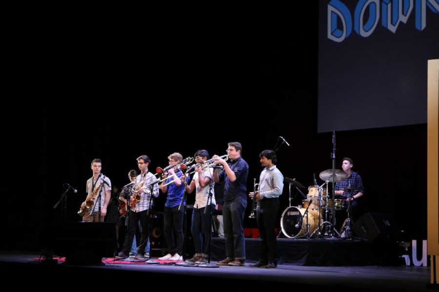 Westlake High Schools jazz band, Down To Funk, entertained the crowd with their rendition of popular songs. They began performing live in 2019 but have been playing with other funk groups for a couple of years.