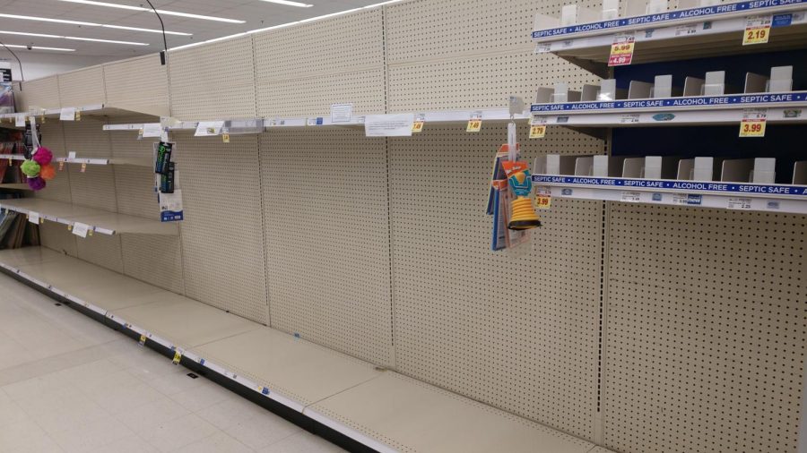 As a result of COVID-19 fears, panic-buying has left many stores with empty shelves. Medicine, food, and sanitary supplies are some of the biggest targets of this hoarding.