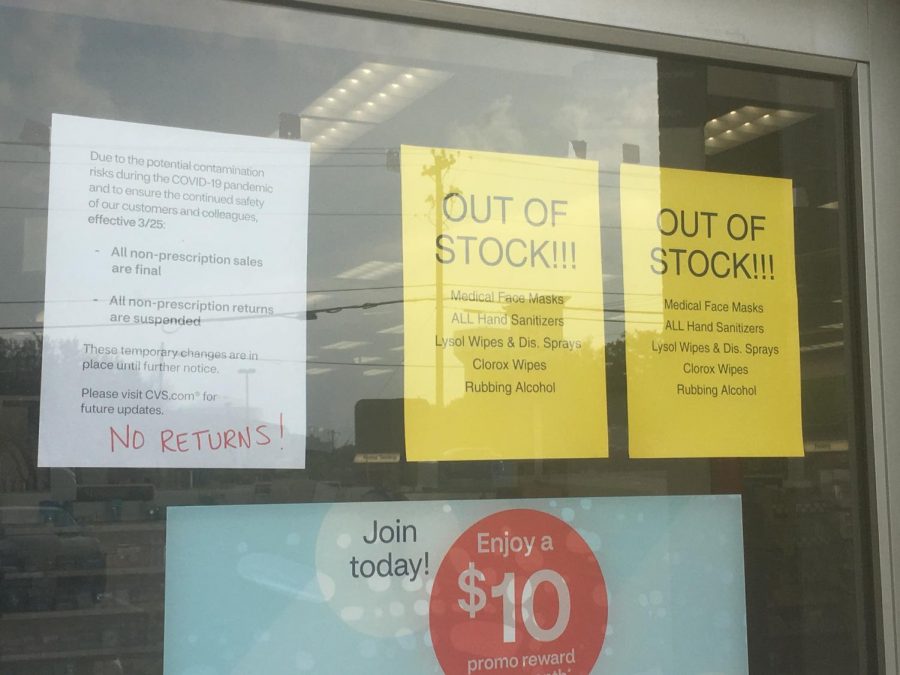 Walgreens and many other stores have temporarily closed or run out of basic needs. 