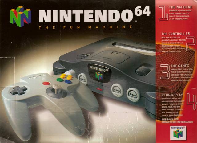 nintendo 64 console box