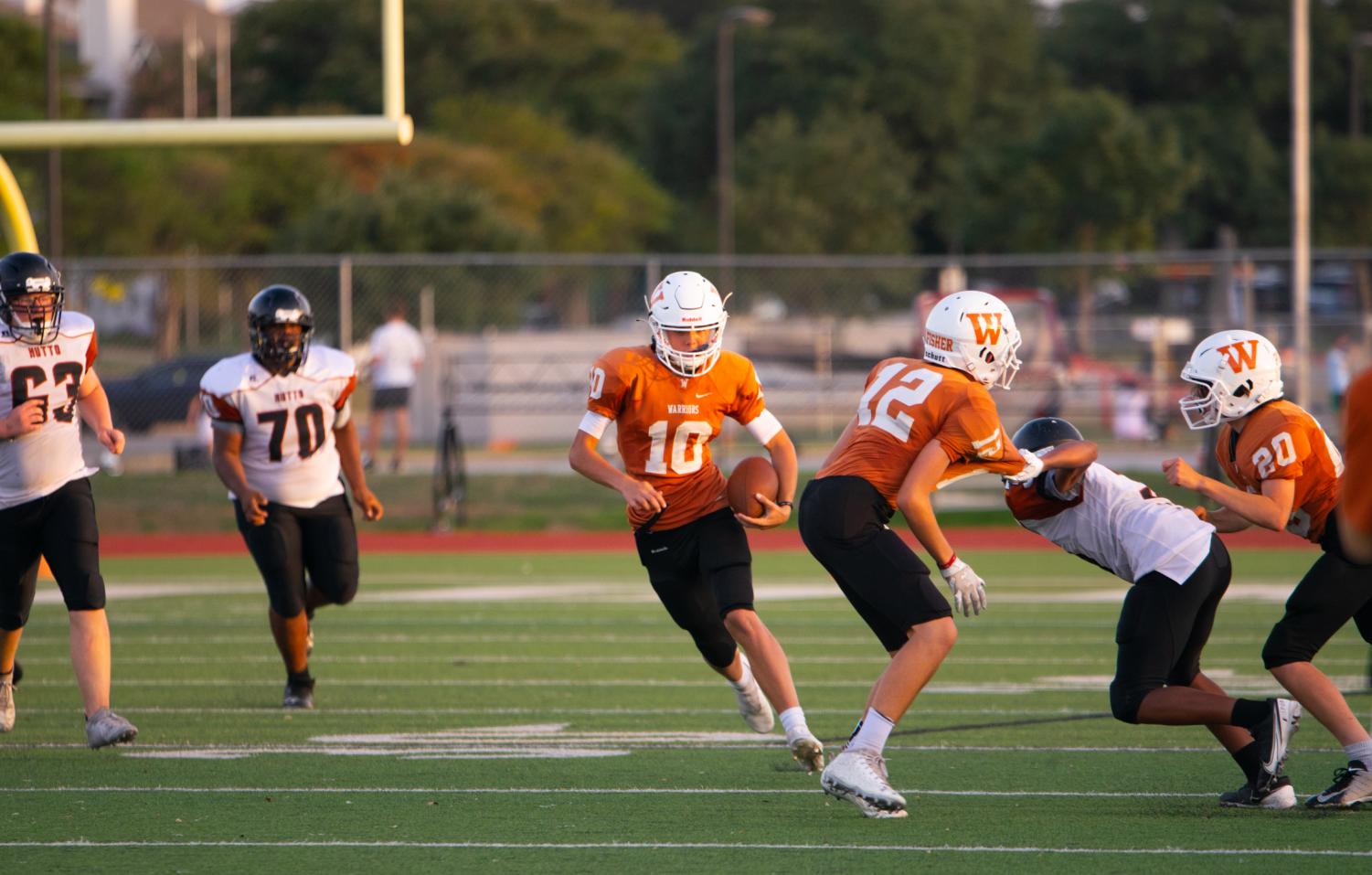 GALLERY%3A+Freshman+Football+Chopped+Down+by+Hutto+42-8