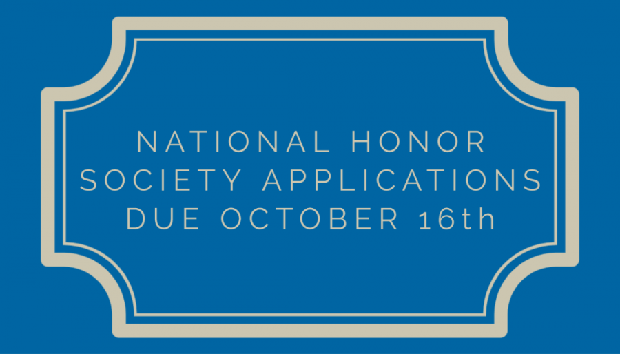 National Honor Society Application Deadline Approaches