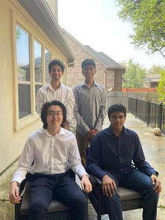 The Educationist team comprises of Co-founders Aaditya Ganesan 23 and Nikhil Devaraj 23, President Brian Jeon 23, and McNeil High School student and Vice President Aniruddh Mishra 23. The organization focuses on providing accessible tutoring to children in India. Photo courtesy of Aniruddh Mishra.