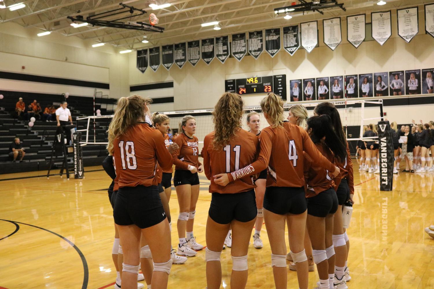 Varsity+Volleyball+Gets+Bitten+by+the+Vandegrift+Vipers+3-0