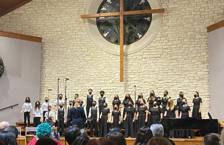 Small but mighty! Grisham choir made their first appearance in a Westwood concert. Their booming voices filled the church, along with their shining confidence and technique. 