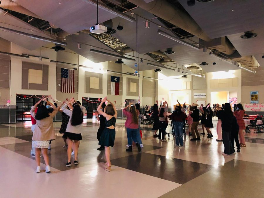 Those on the dance floor came together to perform the famous moves of Y.M.C.A by Village People. Members enjoyed many other community-based dances throughout the night, including the Cupid Shuffle and the Macarena. 