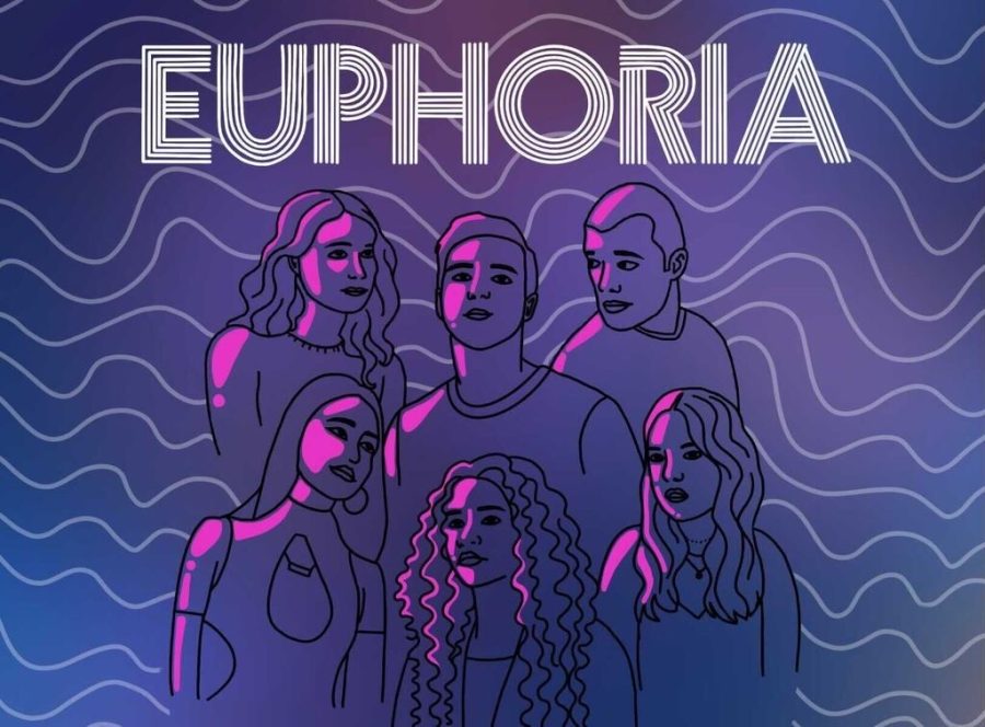 Popular teenage drama Euphoria glamorizes many issues teens face today. Photo courtesy of Hadley Norris.