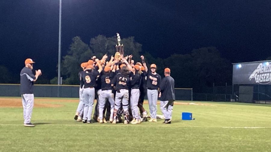 Warrior Baseball become District Champions at the end of their game against McNeil. The team got right to celebrating and even dumped water on their coach. 