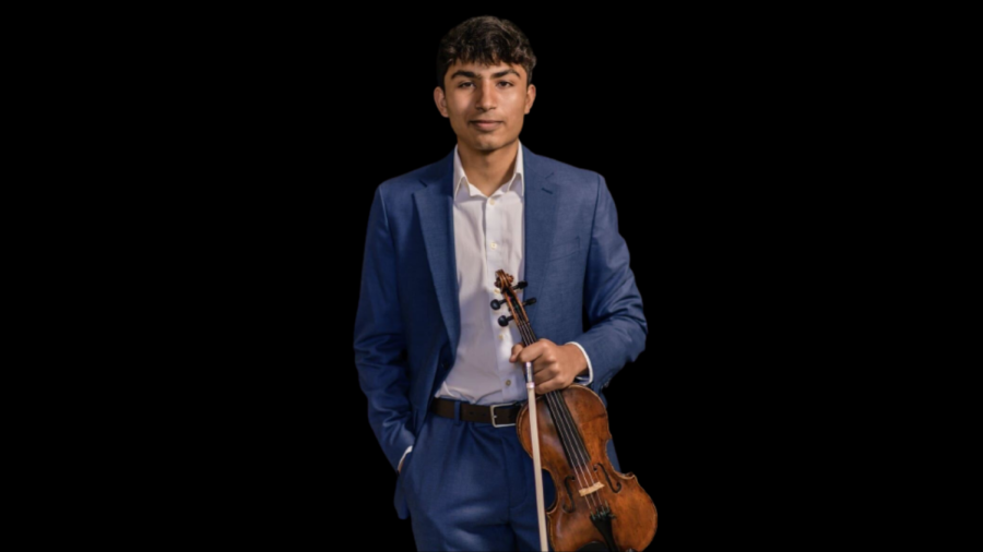 Junior Suhaas Patil recently earned a spot on the NYO-USA 2022 Orchestra roster, and will be participating in the prestigious program this summer. Joining student musicians from across the country, Patil will rehearse repertoire and travel to multiple European cities as part of a concert tour. Photo courtesy of Suhaas Patil. 
