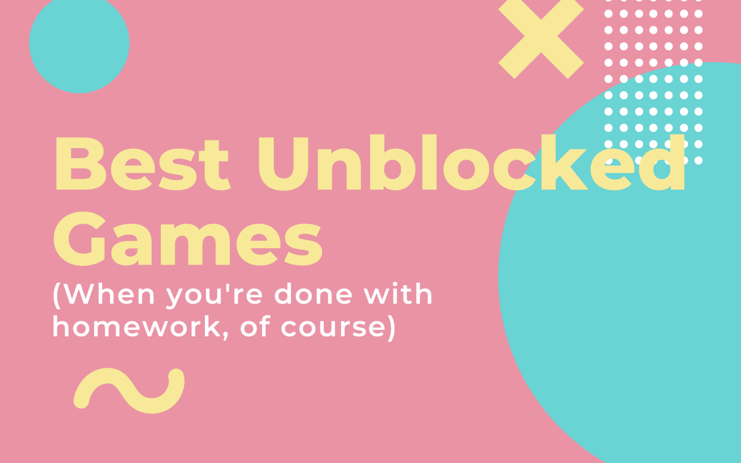 Best Unblocked Games to Play in School