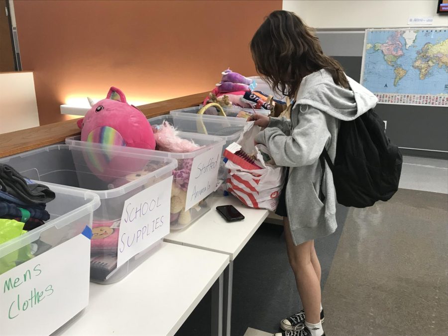 Sorting through her items, Selin Anilturk 24 contributes to the donation drive. IBSO officers also collected monetary donations to go towards the family. I know that my family can help, and we have the opportunity to help, Anilturk said. 