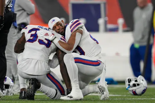 History was quickly made in what was expected to be just a playoff game that escalated to a life-or-death situation for one of the Bills’ players, Damar Hamlin.
