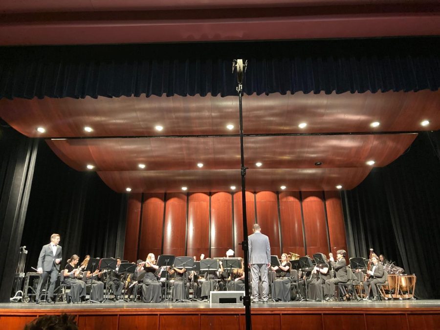 The band attended their annual Symphonic Camp on Saturday, Feb. 28. The camp ended with a concert that evening conducted by various clinicians. 