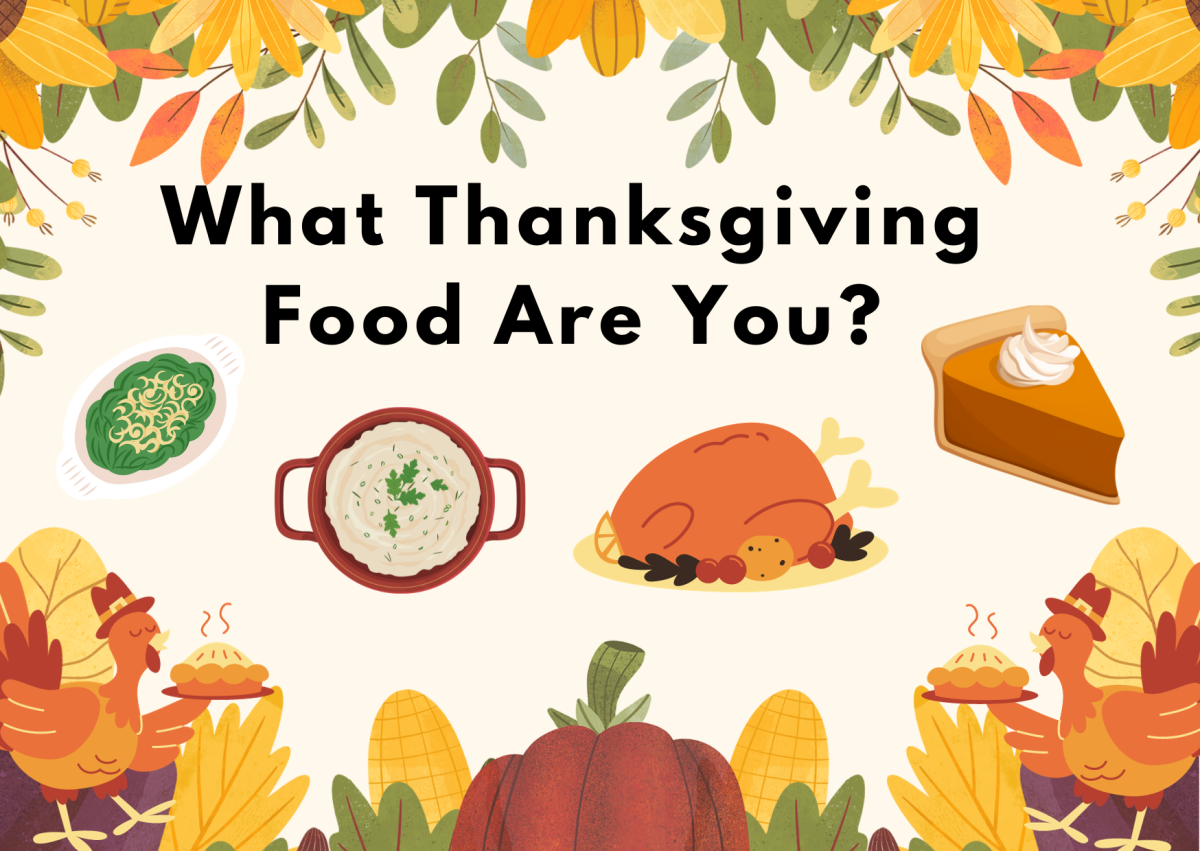 During the holiday season, many people look forward to Thanksgiving comfort foods like mashed potatoes and pumpkin pie. Which of the four dishes are you most like?