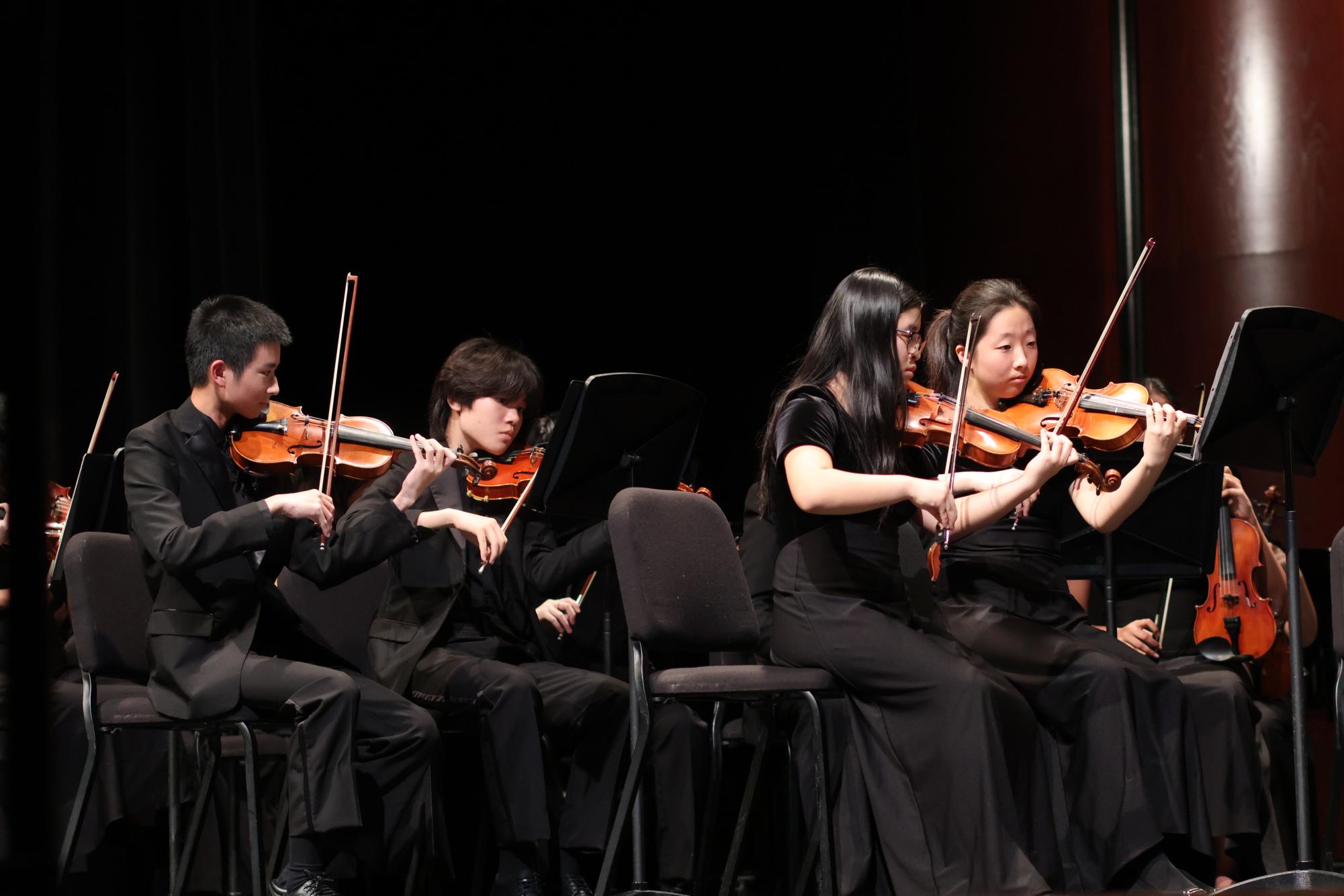 Orchestra+Sets+Stage+Aglow+at+Winter+Concert