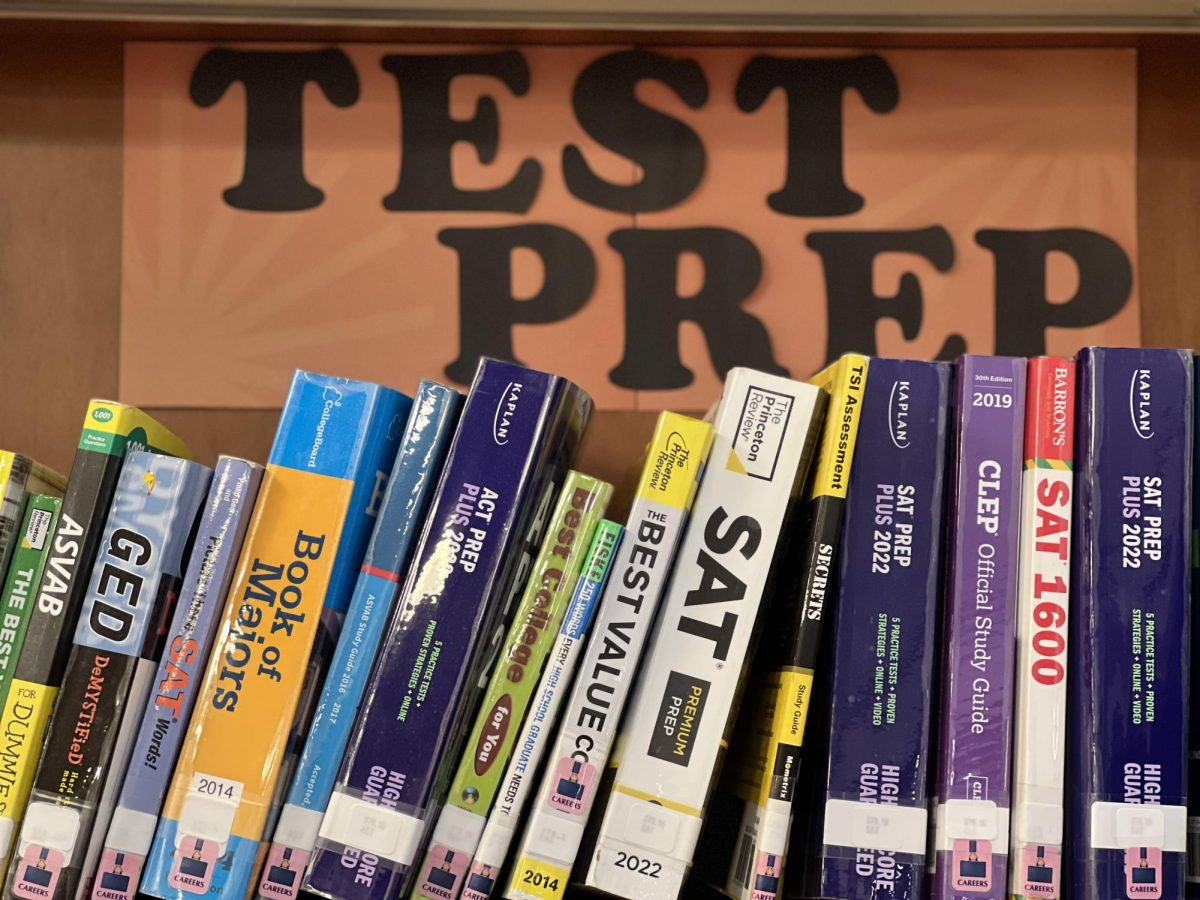 Many students use books from the Westwood library in order to study in a cost-effective way. This spring, College Board is not only transitioning to a digital test, but they are also digitizing all of their practice materials and tests.
