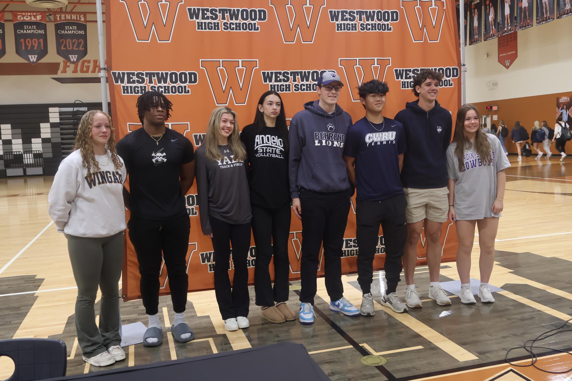 Warrior+Athletes+Commit+to+Collegiate+Sports+on+Signing+Day