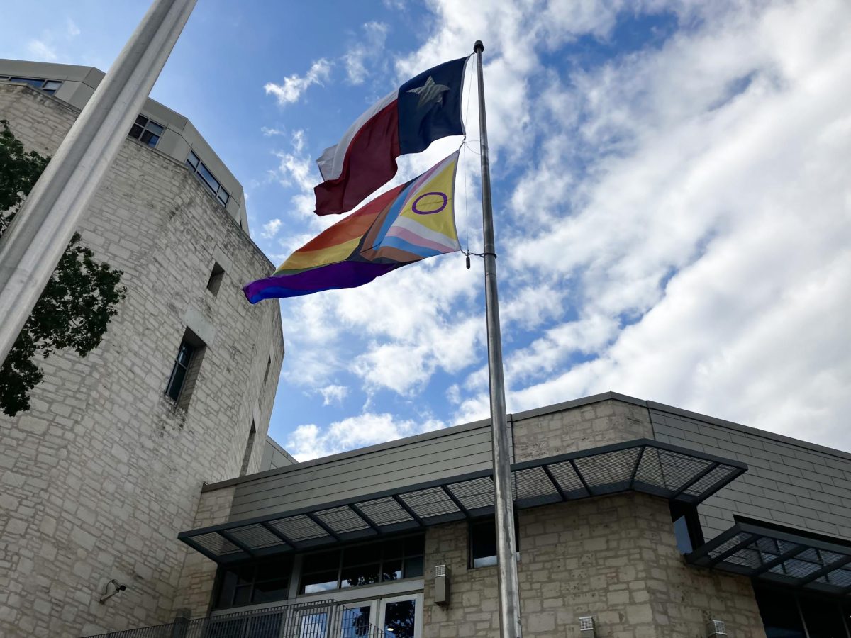 A Pride flag and a Texas State flag fly outside the Austin City Council building. Highlighted by the death of teenager Nex Benedict, legislation targeting the LGBTQA+ community has increased rapidly in recent years. But laws like these negatively impact the mental health of LGBTQA+ youth and need to be stopped.