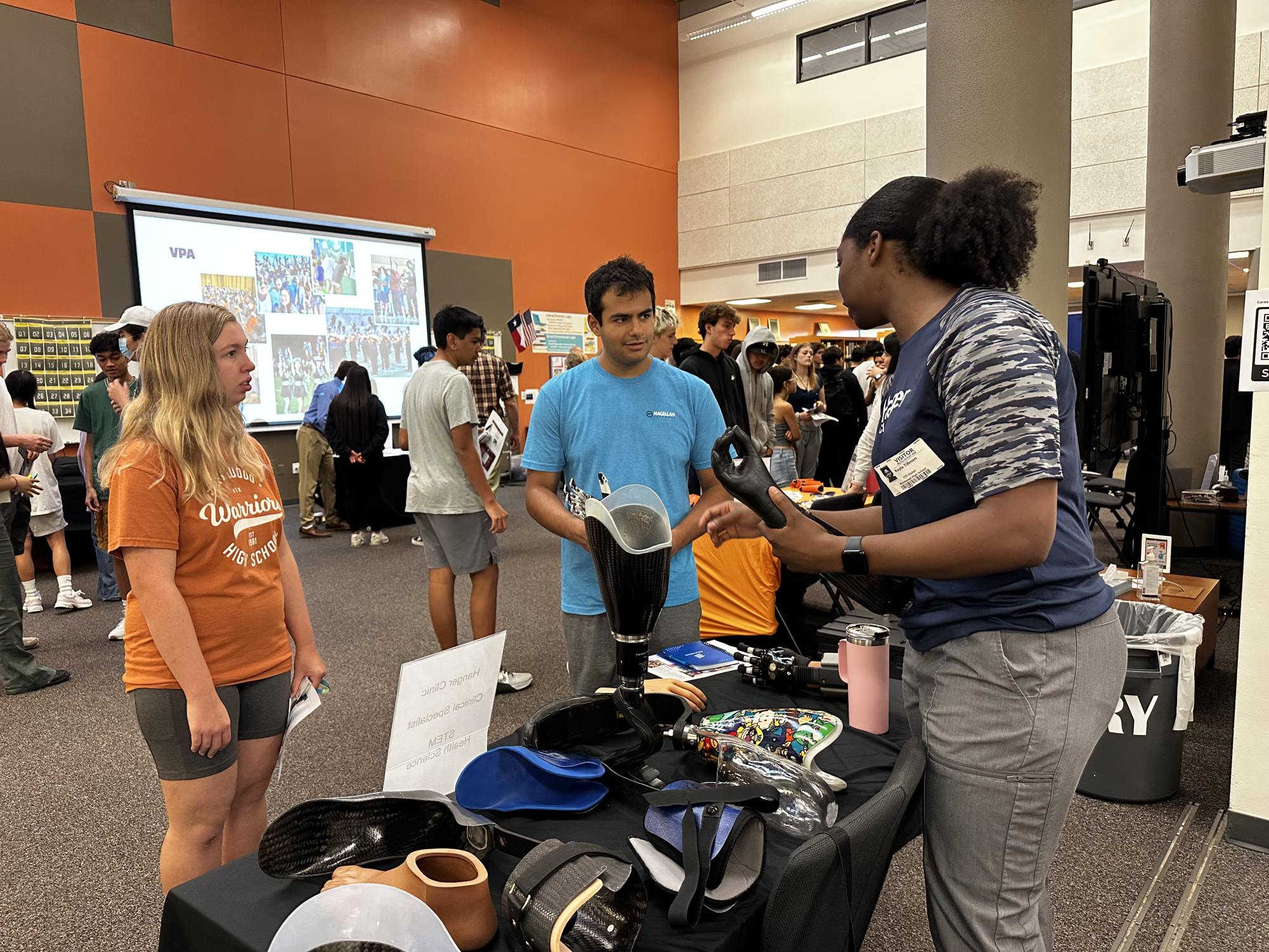 Academy Ambassadors and National Technical Honor Society Organize CTE Career Fair