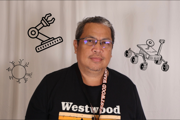 Hoping to express his passion for robotics through his new role at Westwood, Mr. Rodelio Creer strives to work alongside his students through the learning and creating process. 