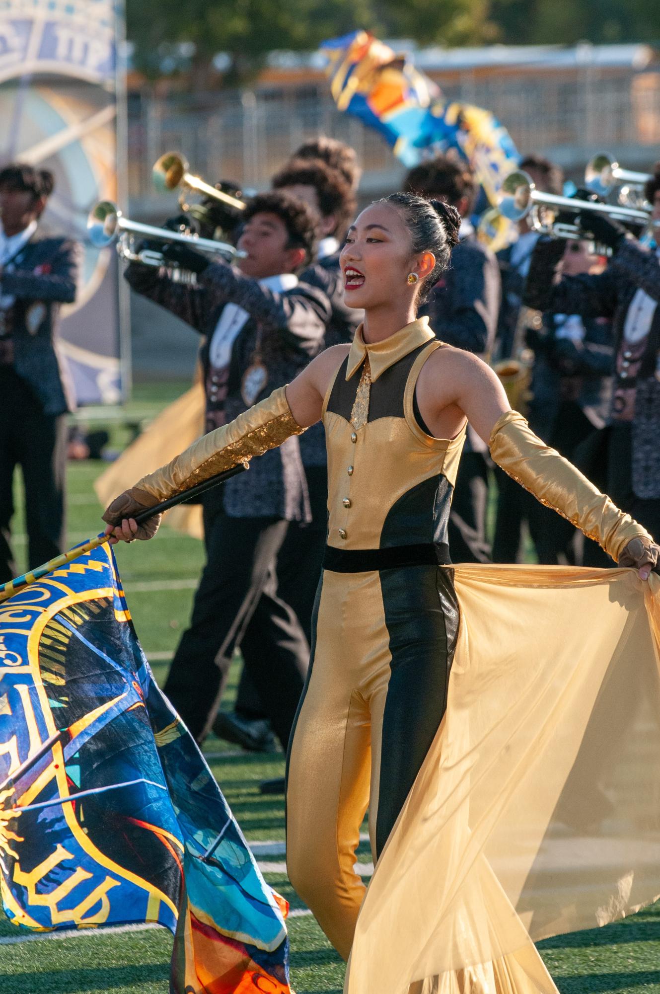 Band Pushes Through Intense Competition at Texas Marching Classic