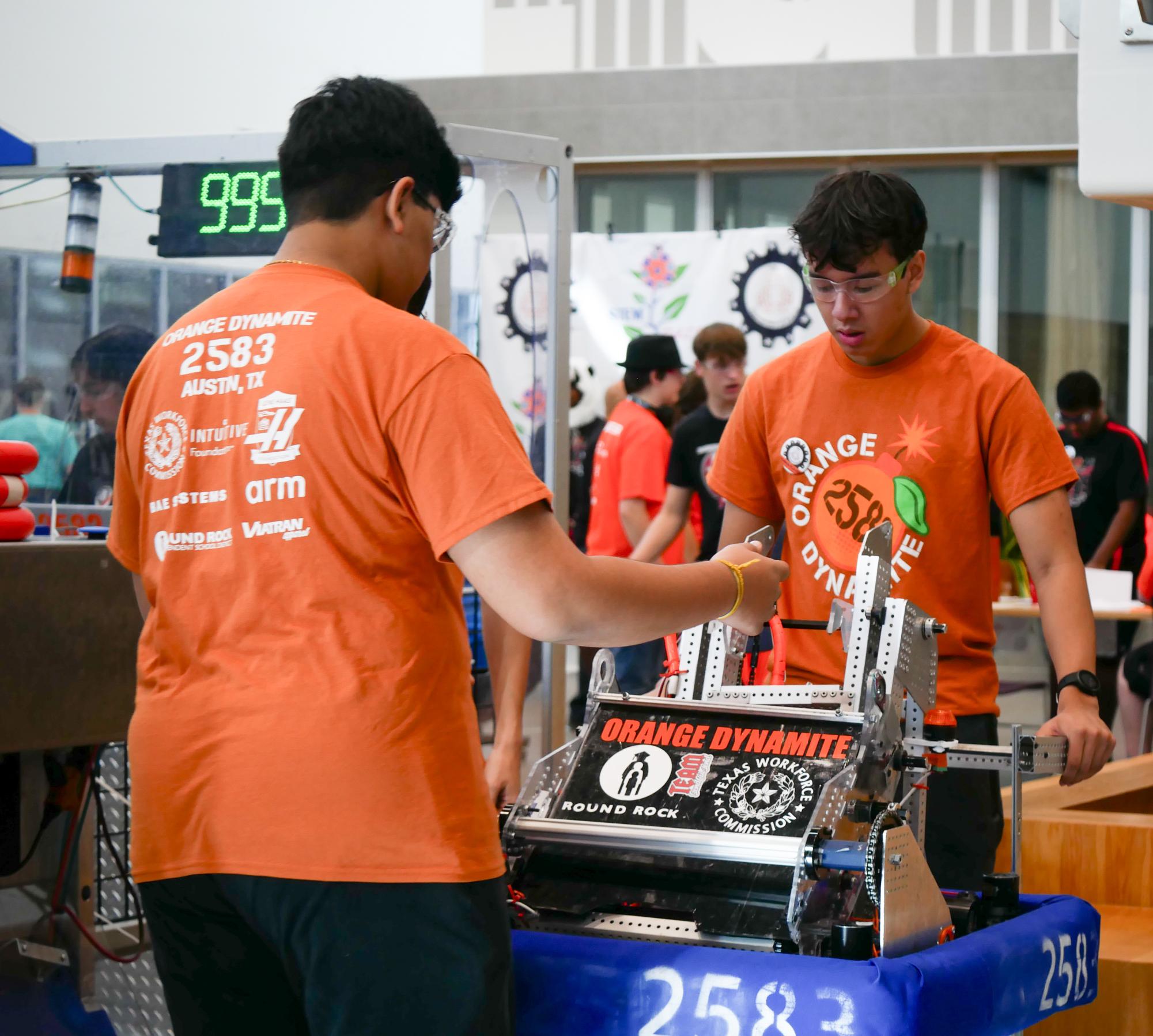 Robotics FRC Team Orange Dynamite Crowned Champions at NTX Tournament of Robots