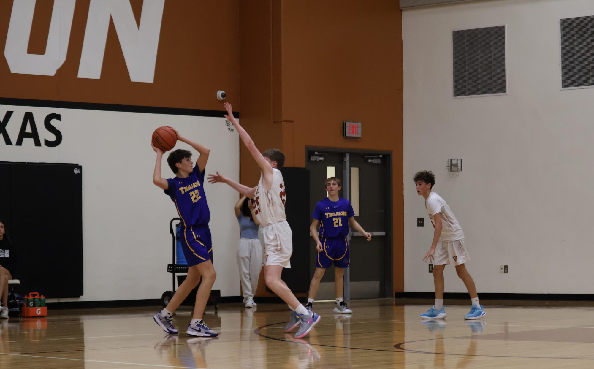 Freshman Boys Orange Basketball Cinches Victory Over Anderson