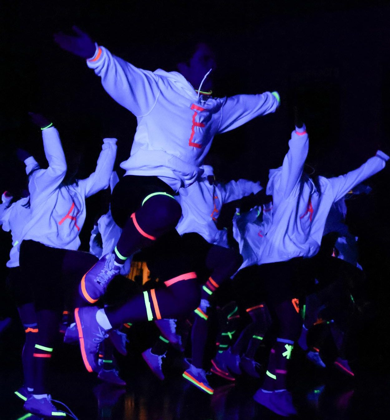 Blacklight Pep Rally Sparks Show of School Spirit